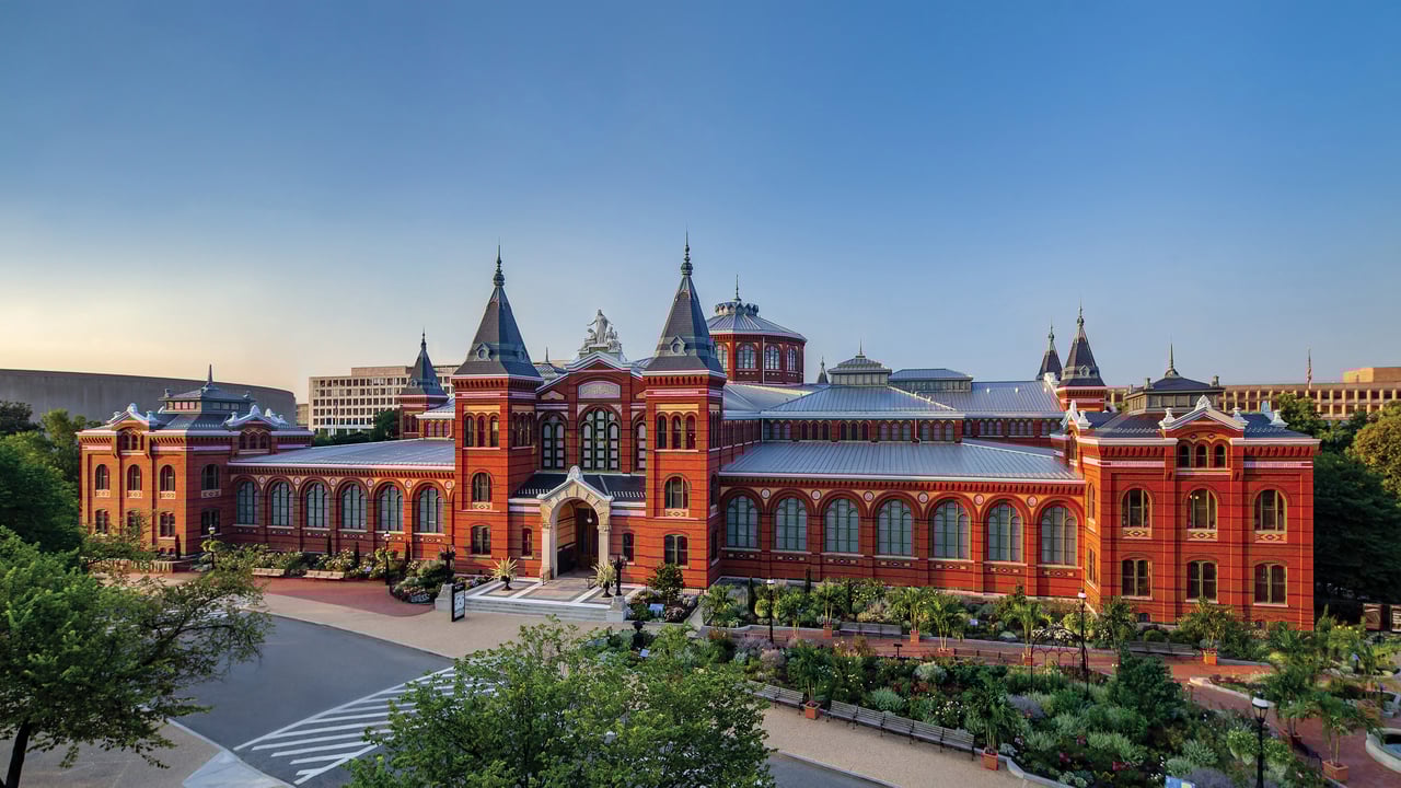 The Smithsonian Arts and Industries Building in Washington, DC (© Ron Blunt/Courtesy Smithsonian)