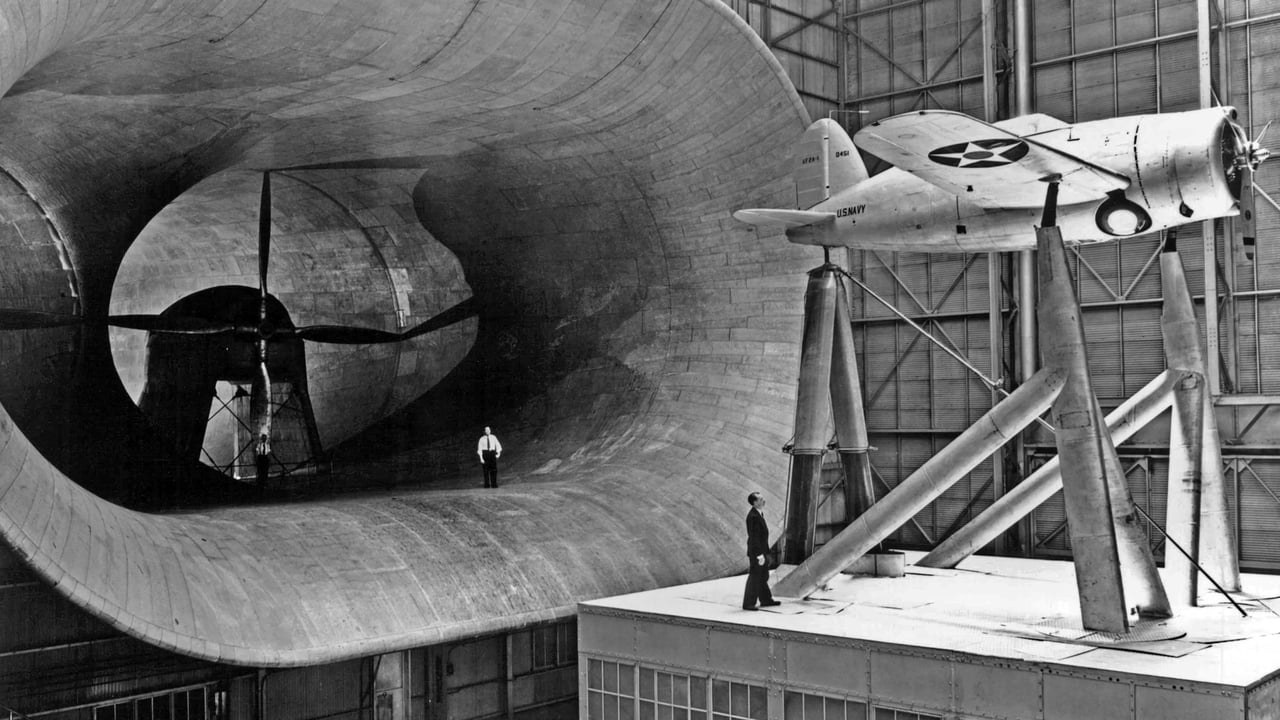 NASA's Langley Research Center mounted the Navy's Brewster XF2A-1 Buffalo in the Full-Scale Tunnel, 1938, Hampton, Virginia (© NASA)