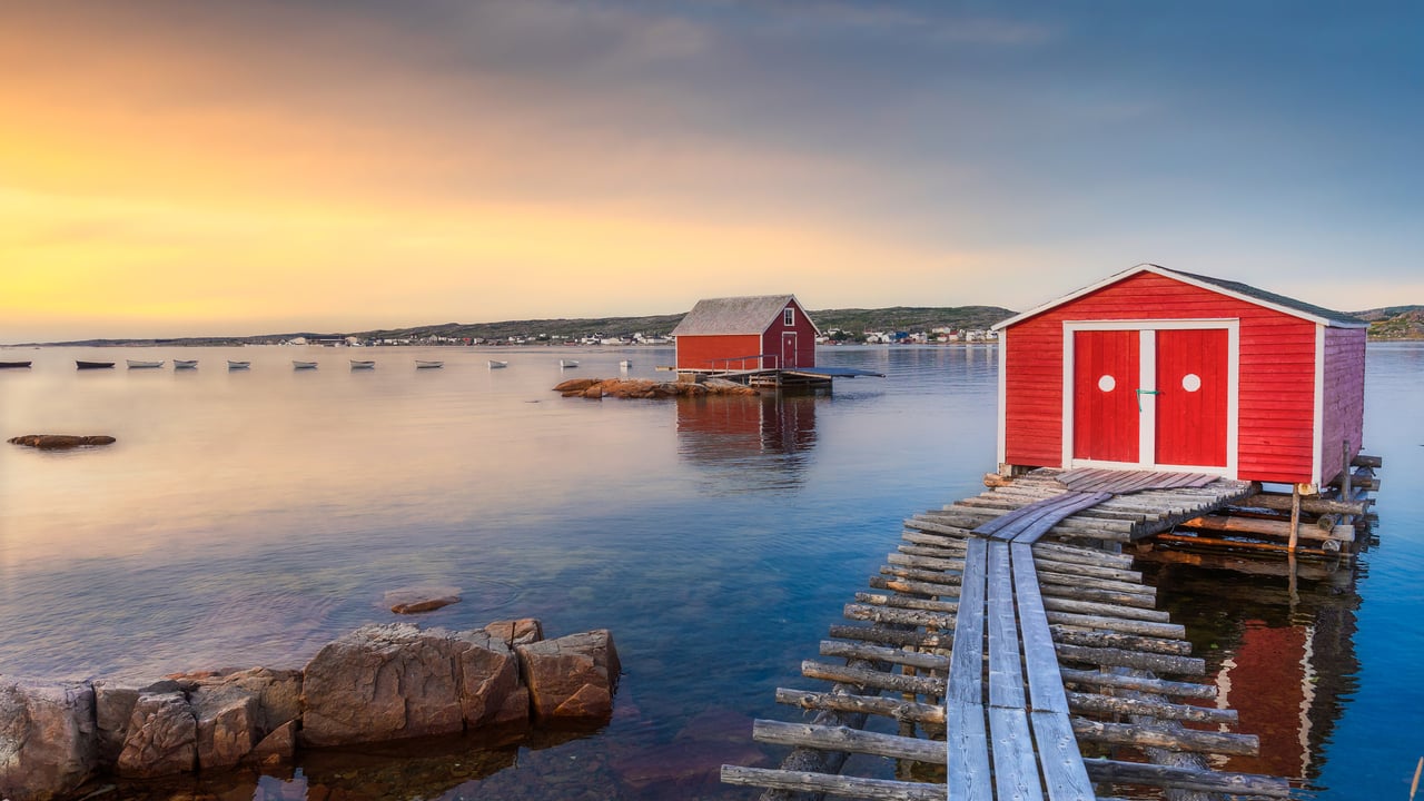 Fishing village of Tilting, Fogo Island, Newfoundland and Labrador, Canada (© FedevPhoto/Getty Images)