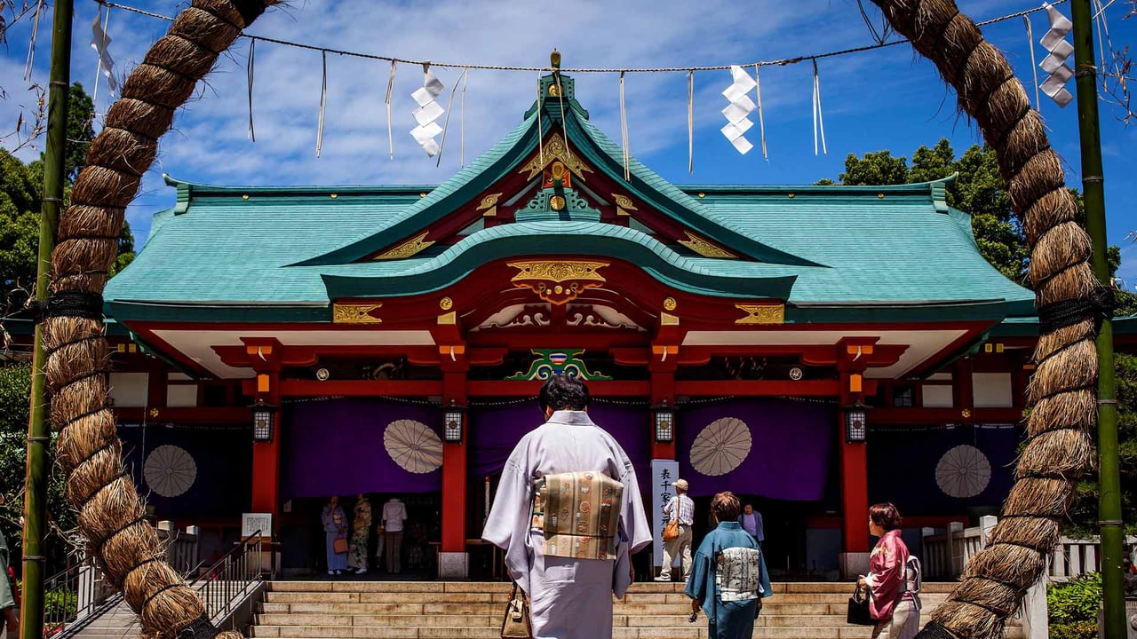 ｢日枝神社の茅の輪｣東京, 永田町 (© Visual & Written/Superstock)
