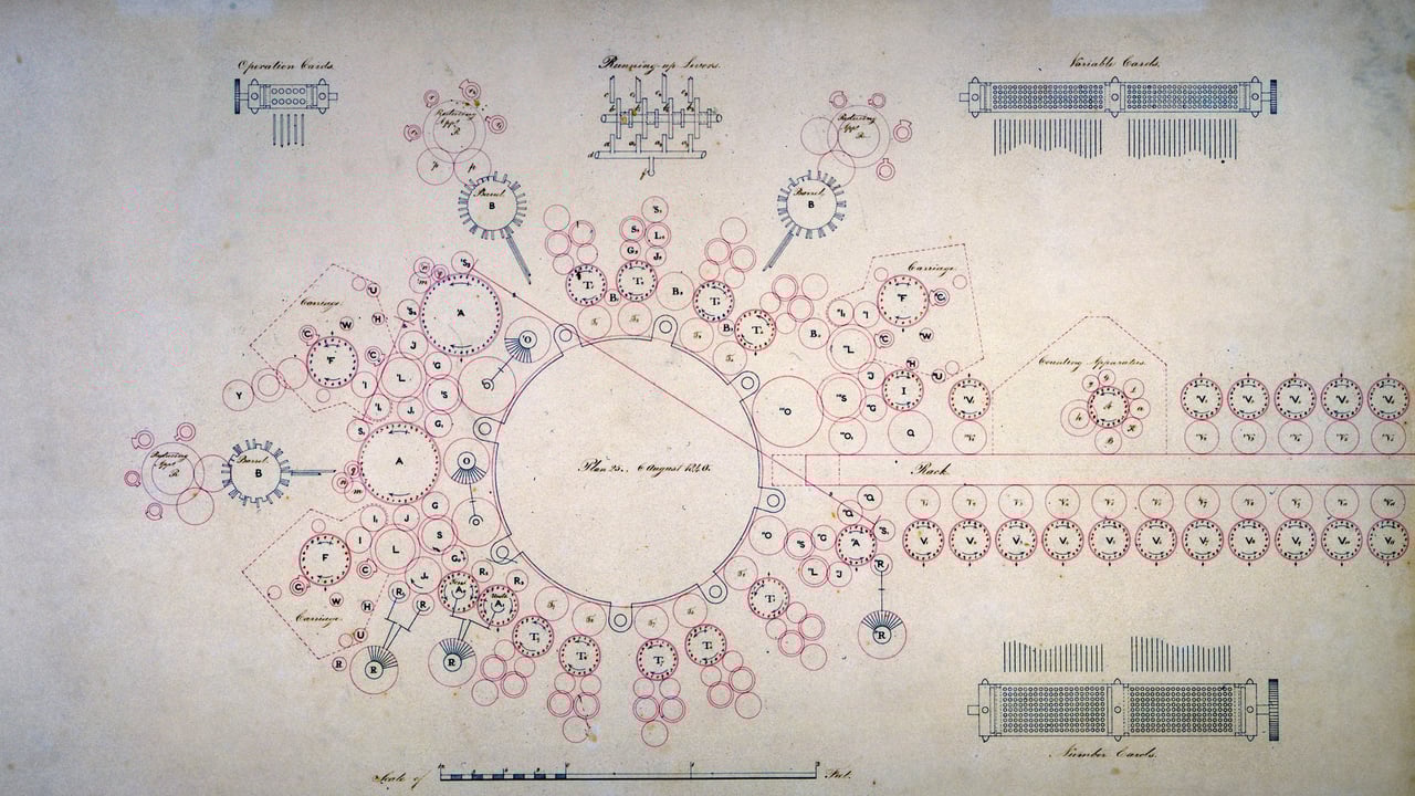 An 1840 design for the Analytical Engine by Charles Babbage (© Science & Society Picture Library/Getty Images)