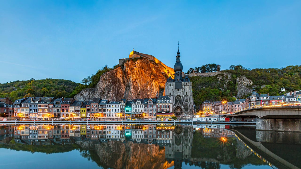 The town of Dinant and the River Meuse in Namur province, Belgium (© Kadagan/Shutterstock)