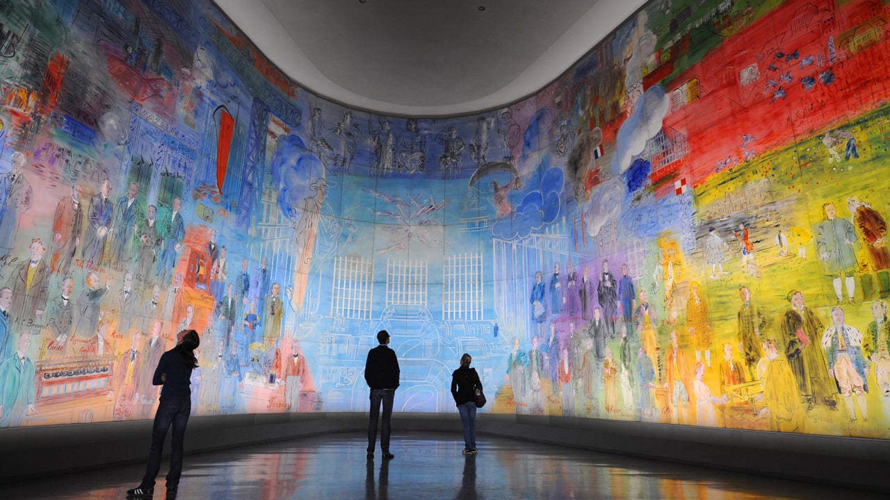 'The Spirit of Electricity' by Raoul Dufy, Museum of Modern Art, Paris, France (© BERTRAND GUAY/AFP via Getty Images)