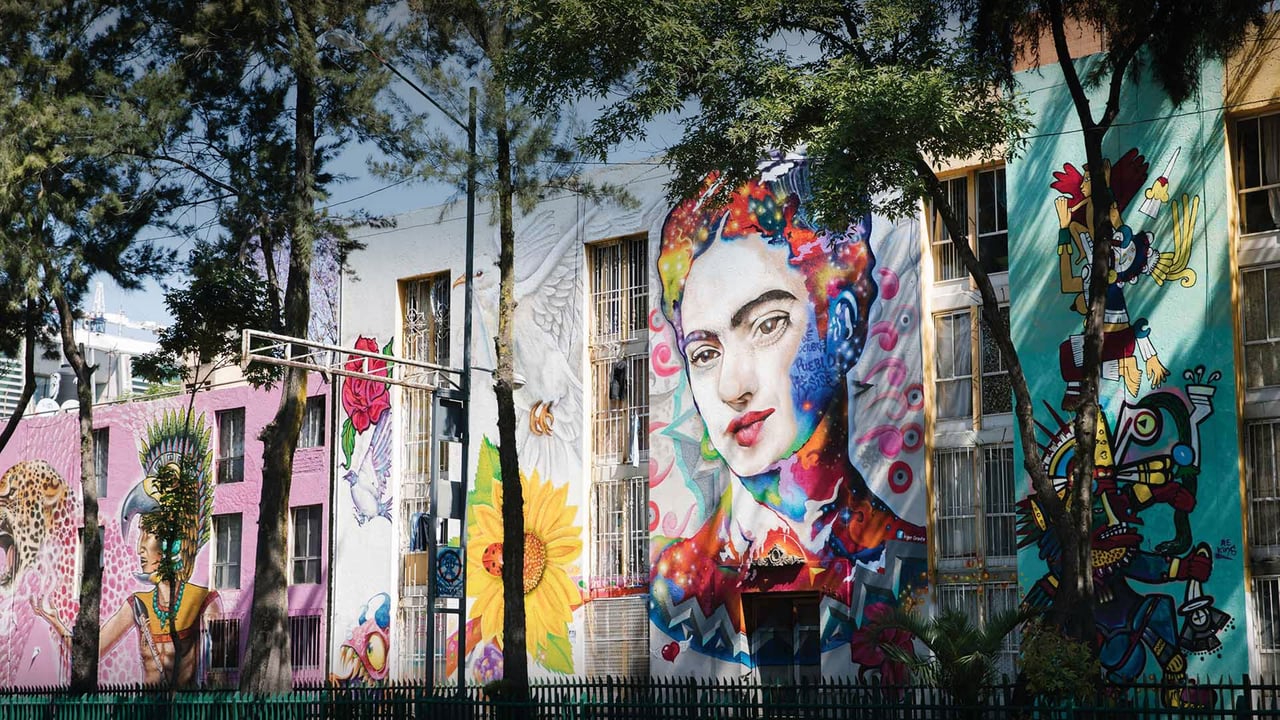 Frida Kahlo mural, Mexico (© Jessica Sample/Gallery Stock)