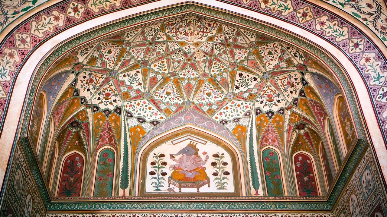 Ganesh Pol, Ganesh Gate, in Amber Palace, near Jaipur (© Huw Jones/Lonely Planet Images/Getty Images)