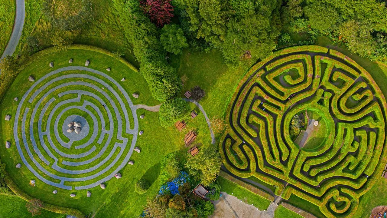 Greenan Maze in County Wicklow, Ireland (© Peter Krocka/Shutterstock)
