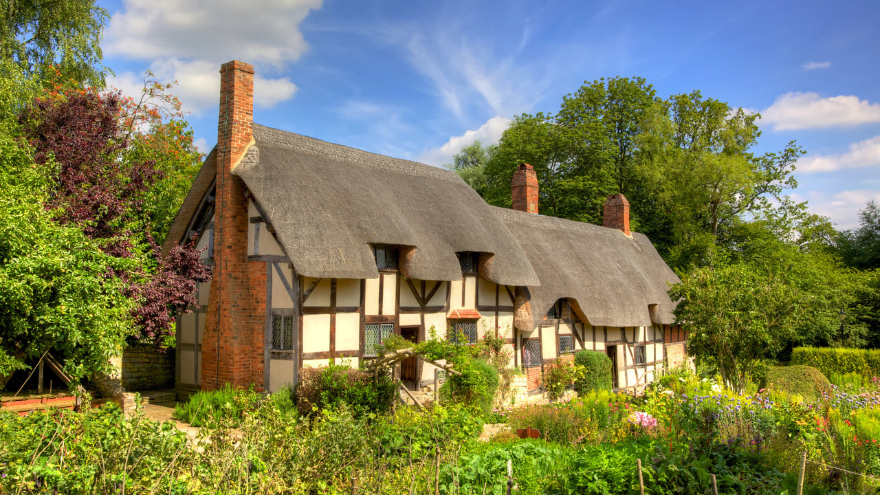 Cottage d’Anne Hathaway, Stratford-upon-Avon, Angleterre (© David Steele/Shutterstock)