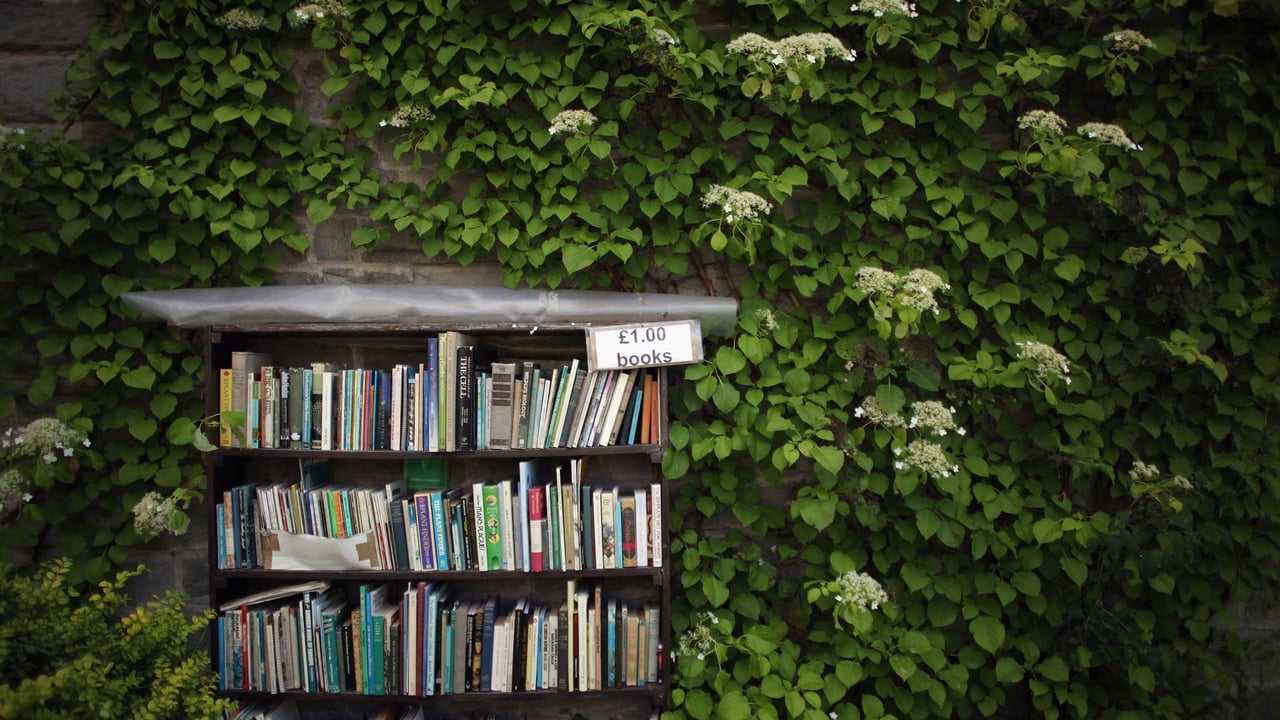Second-hand books at the Hay Festival, Hay-on-Wye, Wales (© Christopher Furlong/Staff/Getty Images News)