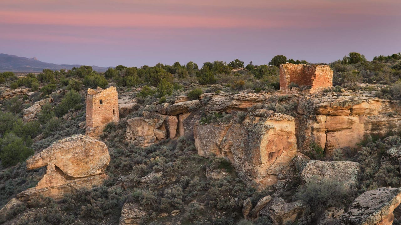 Pueblo ruins, Hovenweep National Monument, Utah (© Alan Majchrowicz/Getty Images)