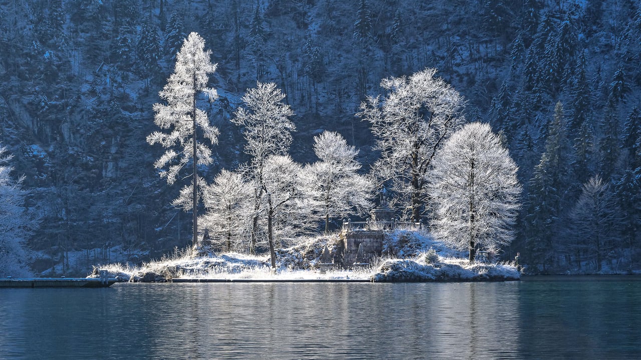 Die Insel Christlieger im Königssee, Bayern (© Dariusz Slowik/EyeEm/Getty Images)