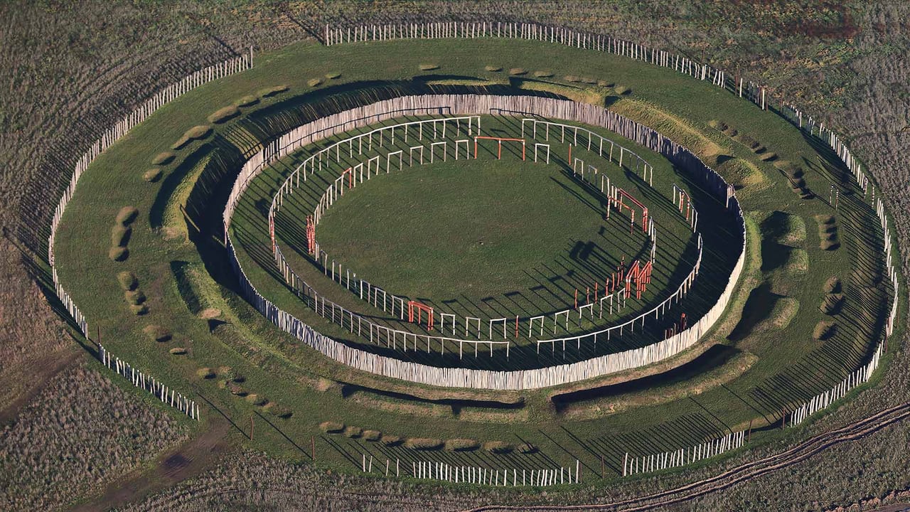 Kreisgrabenanlage von Pömmelte, Barby, Sachsen-Anhalt, Deutschland (© dpa picture alliance/Alamy Stock Photo)
