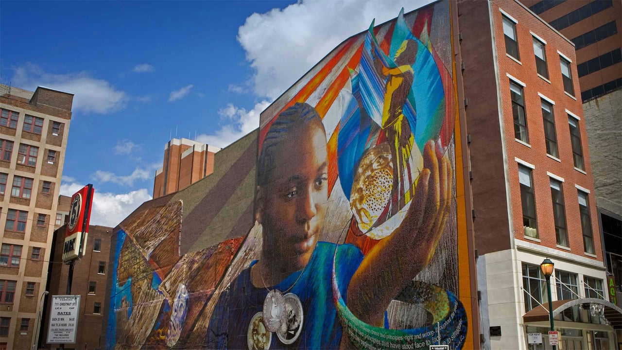 'Legacy' mural painted by Josh Sarantitis and Eric Okdeh within the Mural Arts Program in Philadelphia, Pennsylvania (© Vespasian/Alamy)