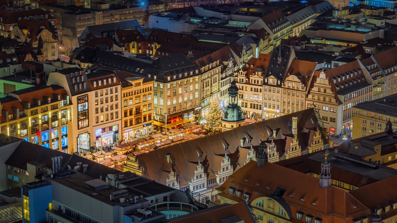 Marché de Noël à Leipzig, Allemagne (© Krzysztof Baranowski/Getty Images)