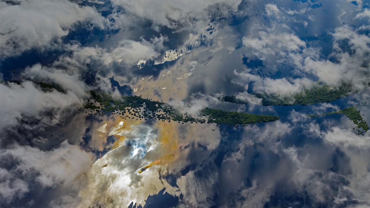 Aerial of the Amazon River Basin near Manaus, Brazil (© Art Wolfe/Danita Delimont)