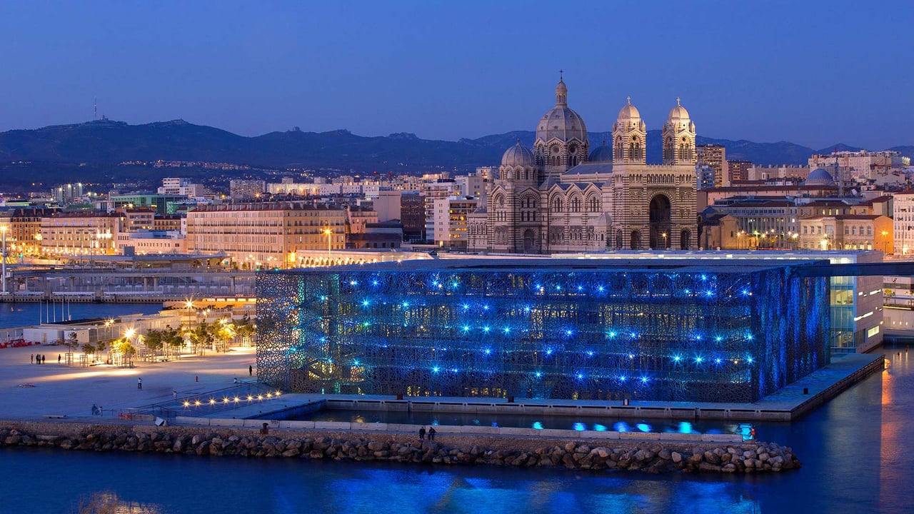 Le Mucem, le Musée des Civilisations de l’Europe et de la Méditerranée, pour la Nuit des Musées, Marseille, France (© Hemis/Alamy Stock Photo)