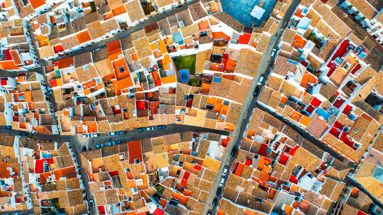 Aerial view of Olvera, Andalusia, Spain (© Marco Bottigelli/Getty Images)