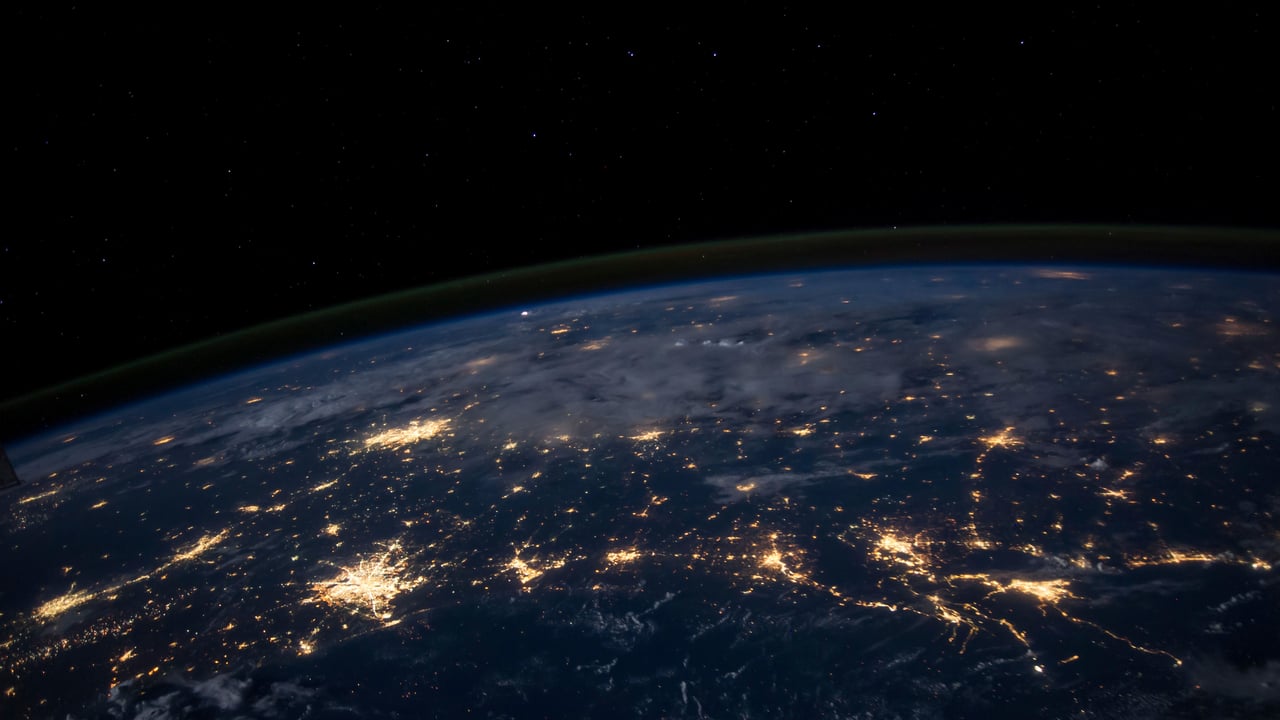 Vista noturna da Golfo do México, 362 quilômetros acima da Terra (© Stocktrek Images/Getty Images)