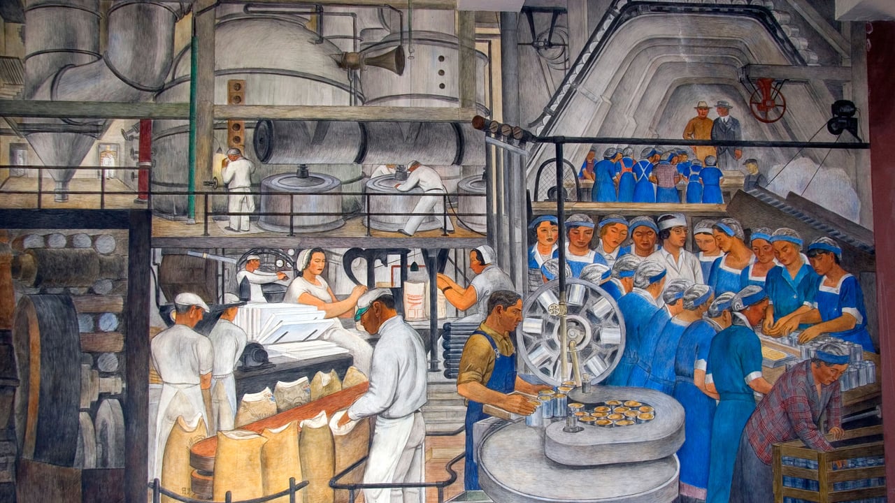 'Industries of California' mural by Ralph Stackpole at Coit Tower, San Francisco, California (© David R. Frazier Photolibrary, Inc./Alamy)