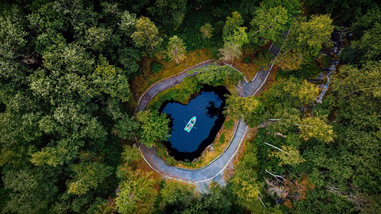 Underground lake in Ruskeala Mountain Park, Karelia, Russia (© Konstantin Trubavin/Offset by Shutterstock)