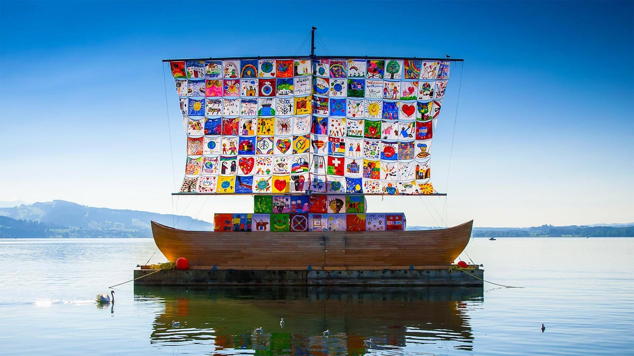 The Ship of Tolerance, an international art installation in Zug, Switzerland (© Linda Kennard/Alamy)