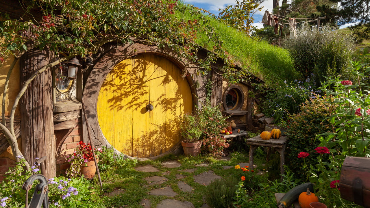 La Casa di Hobbit presso il Set Cinematografico di Hobbiton, Matamata, Nuova Zelanda (© djr-photography/Shutterstock)