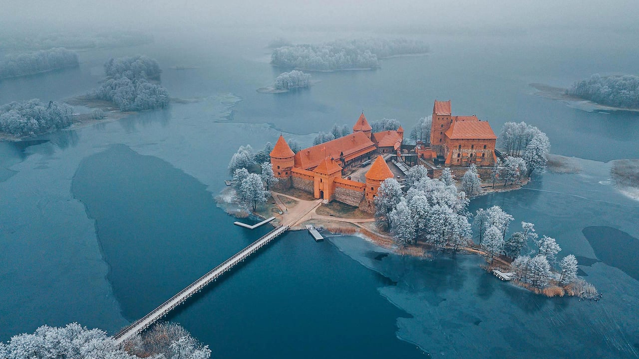 Trakai Island Castle Museum in Trakai, Lithuania (© Andrius Aleksandravicius/Alamy)