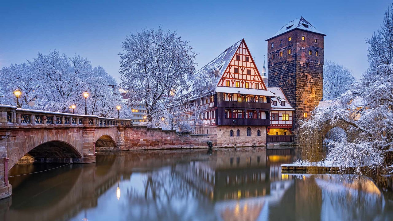Weinstadel on Pegnitz river, Nuremberg, Germany (© Reinhard Schmid/Huber/eStock Photo)