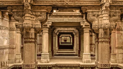 Bing wallpaper July 23, 2025. Adalaj Stepwell, Gujarat (© krishh/Getty Images)