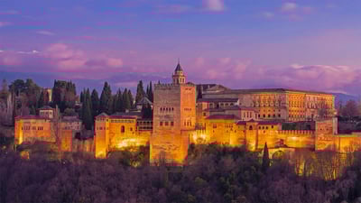 Bing wallpaper May 25, 2022. Alhambra in Granada, Andalusia, Spain (© Armand Tamboly/Getty Images)