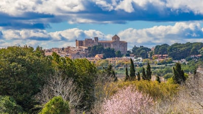 Bing wallpaper June 12, 2026. Castillo de Altafulla, Tarragona (© Mario Marco/Getty Images)