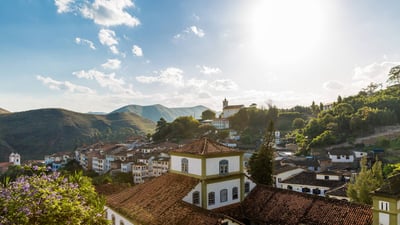 Bing wallpaper July 8, 2024. A bela cidade de Ouro Preto, em Minas Gerais, Brasil Getty Images (© filipefrazao/Getty Images)