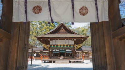 Bing wallpaper May 14, 2024. 下鴨神社, 京都 (© beibaoke/Shutterstock)