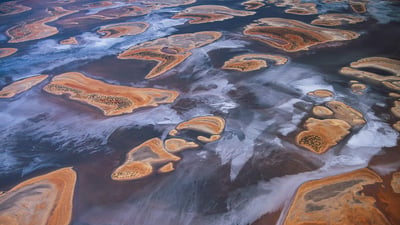 Bing wallpaper May 7, 2019. Australian salt lakes from above (© Philippe Bourseiller/The Image Bank/Getty Images)