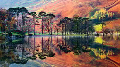 Bing wallpaper September 22, 2024. Buttermere, Lake District National Park, England (© Alan Novelli/Alamy)