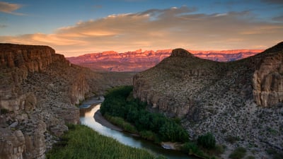 Bing wallpaper June 12, 2021. View of the Rio Grande in Big Bend National Park, Texas (© Ian Shive/Tandem Stills + Motion)