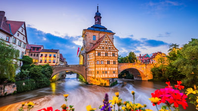 Bing wallpaper September 6, 2026. Old Town Hall, Bamberg, Germany (© SCStock/Getty Images)