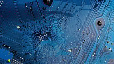 Bing wallpaper December 9, 2019. Circuit board of a computer (© Bobkov Evgeniy/Shutterstock)
