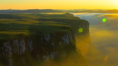 Bing wallpaper October 5, 2023. Canion fortaleza, Cambará do sul, Brasil (© agustavop/Getty Images)