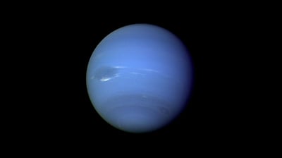 Bing wallpaper September 23, 2021. Neptune (© NASA/JPL)