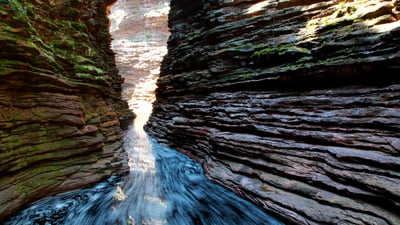 Bing wallpaper May 16, 2026. Cânion do Buracão, Ibicoara, Chapada Diamantina, Bahia (© Celia Hueck/Getty Images)