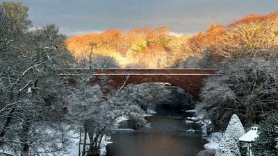 Bing wallpaper January 25, 2024. Burns National Heritage Park, Alloway, Ayrshire, Scotland (© Alister Firth/Alamy Stock Photo)