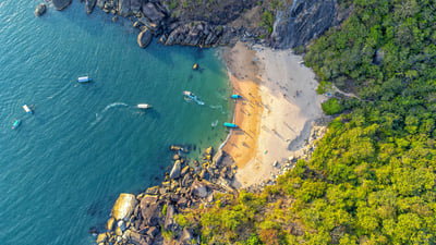 Bing wallpaper September 10, 2025. Butterfly Beach in Canacona, South Goa (© Puneet Vikram Singh, Nature and Concept photographer/Getty Images)