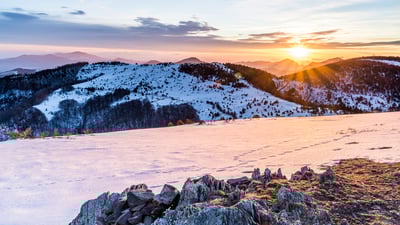 Bing wallpaper February 17, 2025. Coll d'Ares, Catalan Pyrenees (© CRISTIAN IONUT ZAHARIA/Shutterstock)