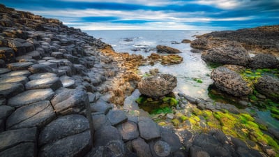 Bing wallpaper July 23, 2020. The Giant's Causeway, Bushmills, Northern Ireland, UK (© Chiara Salvadori/Getty Images)