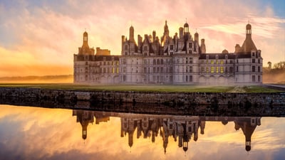 Bing wallpaper April 15, 2024. Château de Chambord, Centre-Val de Loire, France (© Susanne Kremer/eStock Photo)