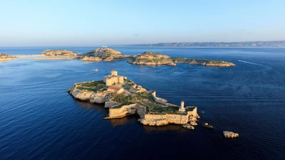 Bing wallpaper March 19, 2024. Château d'If, Calanques, Marseille, Bouches du Rhône (© MOIRENC Camille/Hemis/Alamy Stock Photo)
