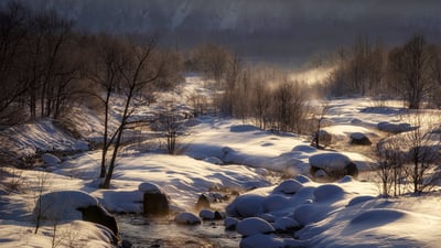 Bing wallpaper December 6, 2025. 白馬三山の雪景色 (© Thirawatana Phaisalratana/Getty Images)