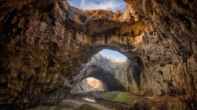 Bing wallpaper February 4, 2024. Devetashka Cave, Devetaki, Bulgaria (© Jasmine_K/Shutterstock)