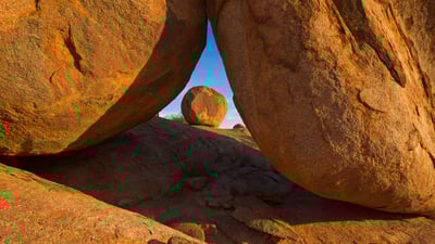 Bing wallpaper January 7, 2024. Karlu Karlu/Devils Marbles Conservation Reserve, Australia (© Yva Momatiuk and John Eastcott/Minden Pictures)