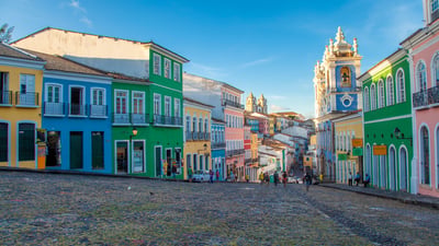 Bing wallpaper August 3, 2025. Pelourinho, Salvador, Bahia (© luoman/Getty Images)